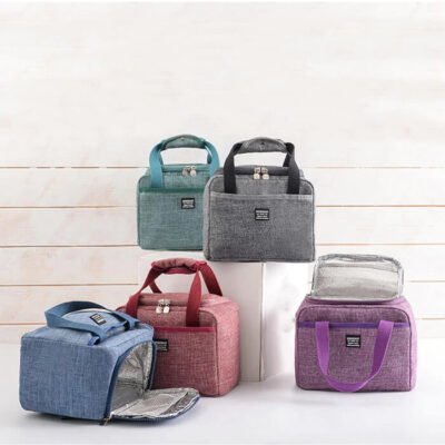 Lunch bag cinq couleurs
