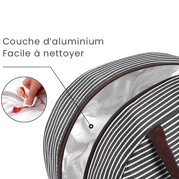 Lunch bag isotherme intérieur aluminium