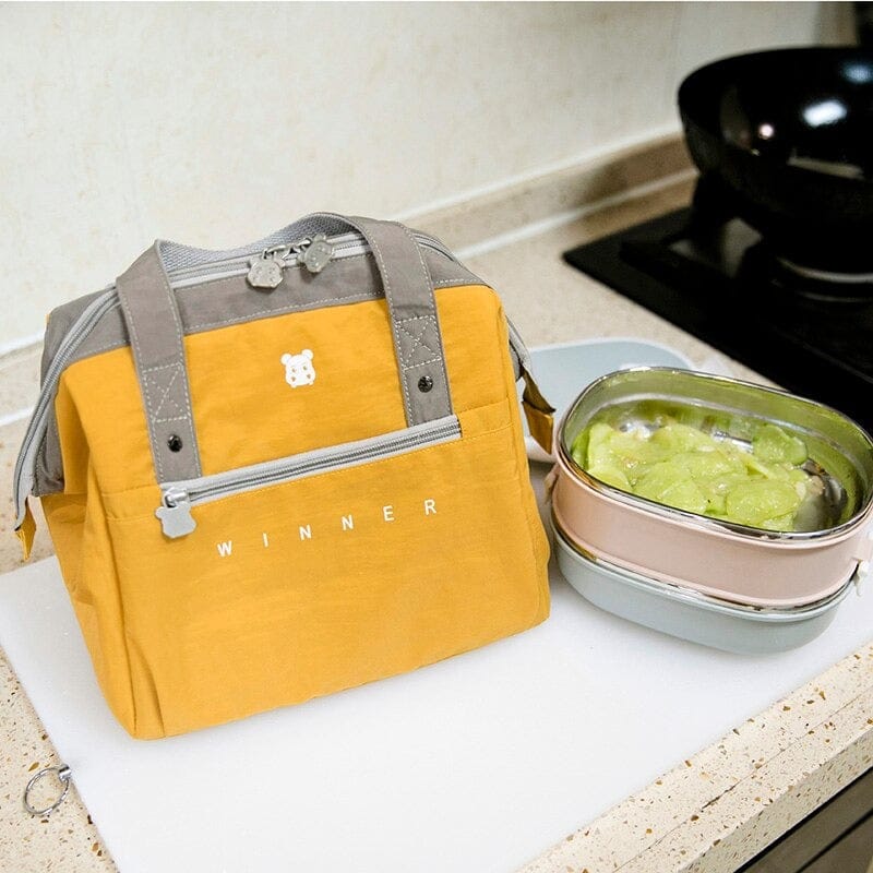 Lunch bag design sur table